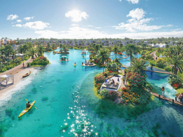 Villas for Sale in DAMAC Islands 2 Dubai-DAMAC Islands waterfront living-Luxury 4 & 5 bedroom villas Dubai Land-Tropical island residences Dubai-DAMAC Islands 2 payment plan