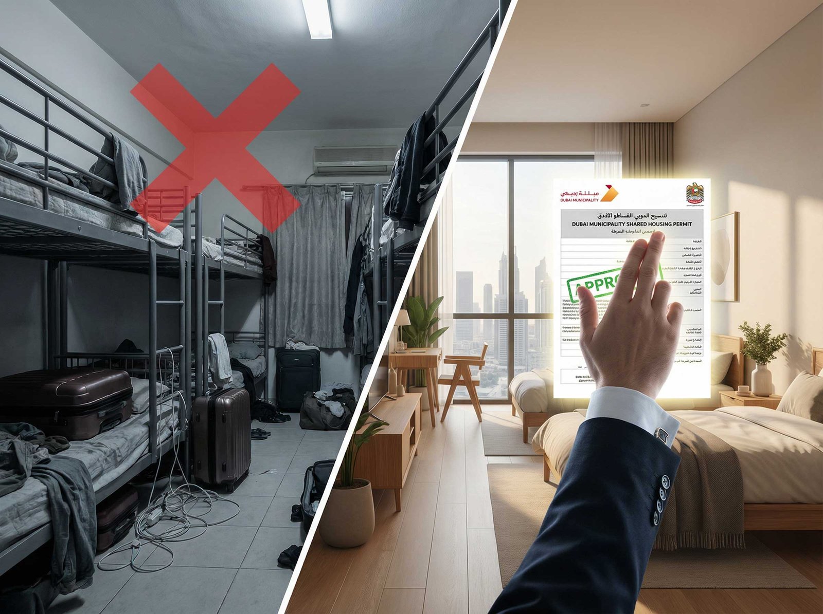 Law No. 4 of 2026 Dubai-Dubai shared housing rules 2026-Dubai overcrowding fines-Ejari for shared housing