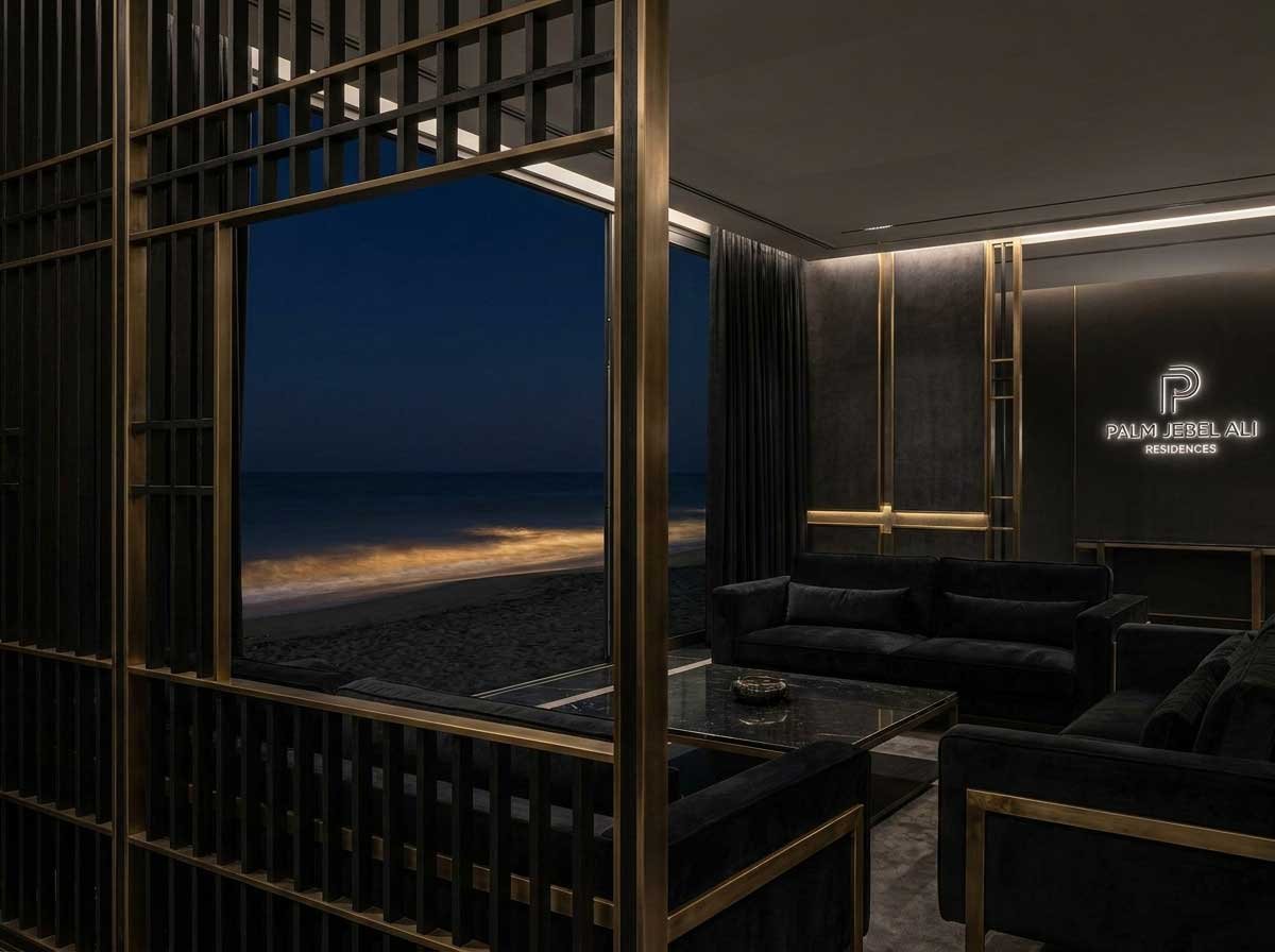 Palm Jebel Ali investment-Dubai real estate 2026-Nakheel Palm Jebel Ali infrastructure-luxury waterfront villas Dubai-Dubai 2040 Urban Master Plan.